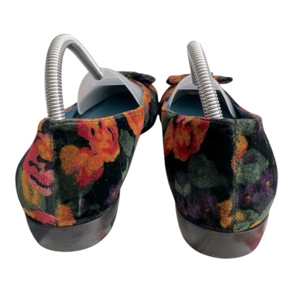 VIA SPIGA Velvet Floral Ballet Flats Bow Rhinestone Accent
Slip On US 10M - Picture 4 of 12
